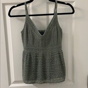 Green Abercrombie blouse